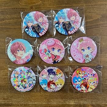 Amazon.co.jp: すとぷり さとみグッズ 缶バッジ キーホルダー